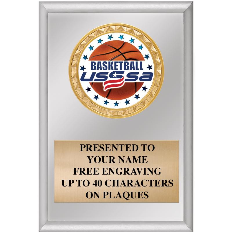 4" X 6" SILVER INSERT PLAQUE