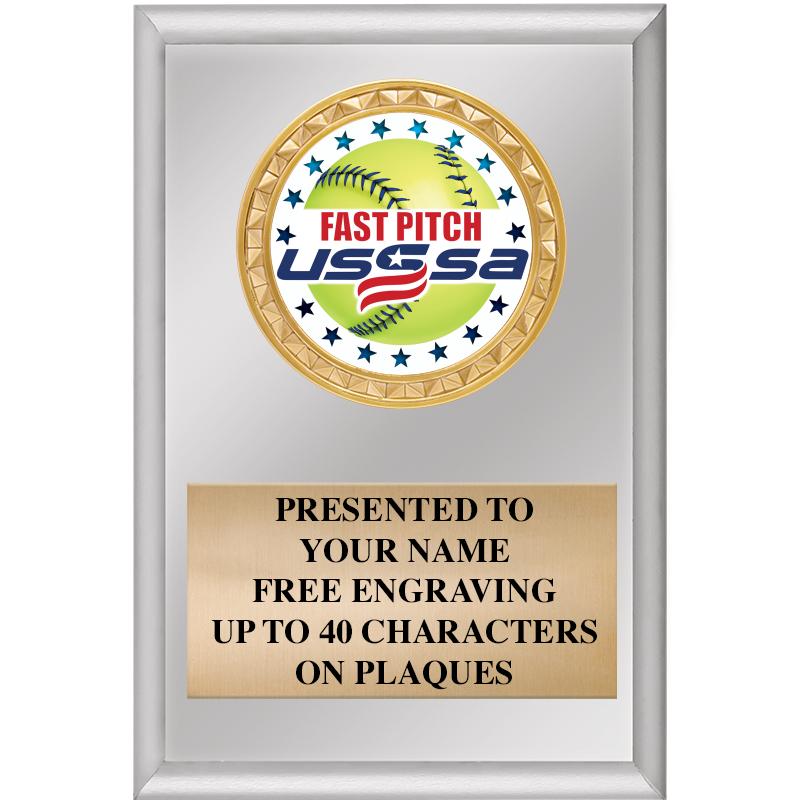 4" X 6" SILVER INSERT PLAQUE