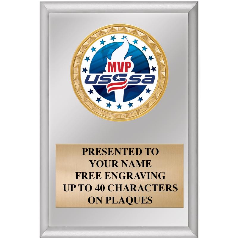 4" X 6" SILVER INSERT PLAQUE
