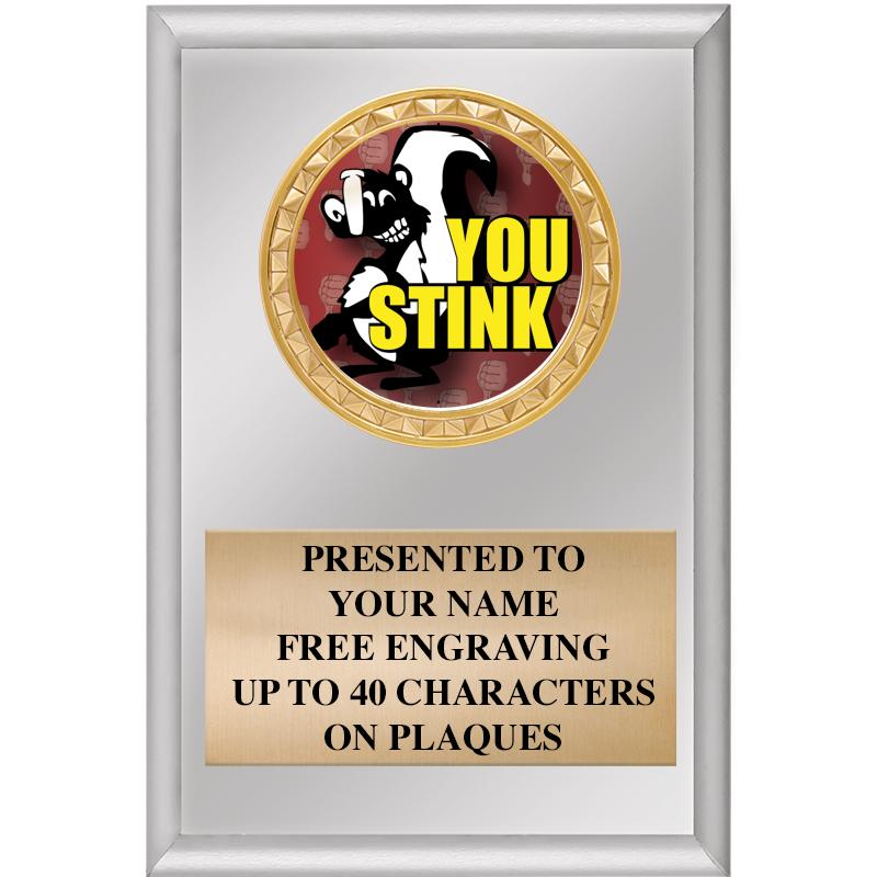 4" X 6" SILVER INSERT PLAQUE