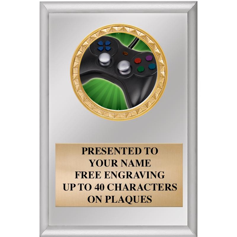 4" X 6" SILVER INSERT PLAQUE