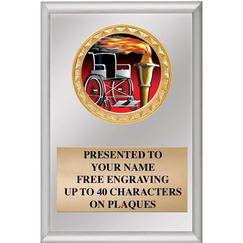 4" X 6" SILVER INSERT PLAQUE