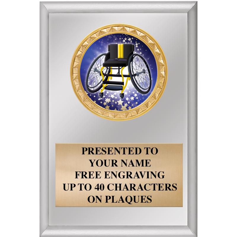 4" X 6" SILVER INSERT PLAQUE