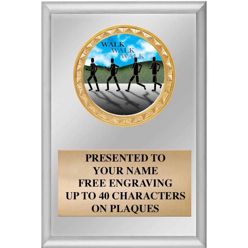 4" X 6" SILVER INSERT PLAQUE