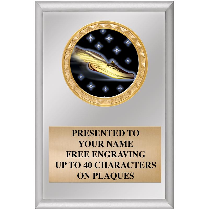 4" X 6" SILVER INSERT PLAQUE