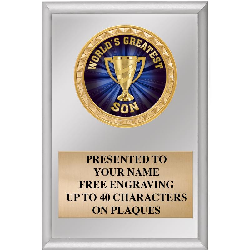 4" X 6" SILVER INSERT PLAQUE