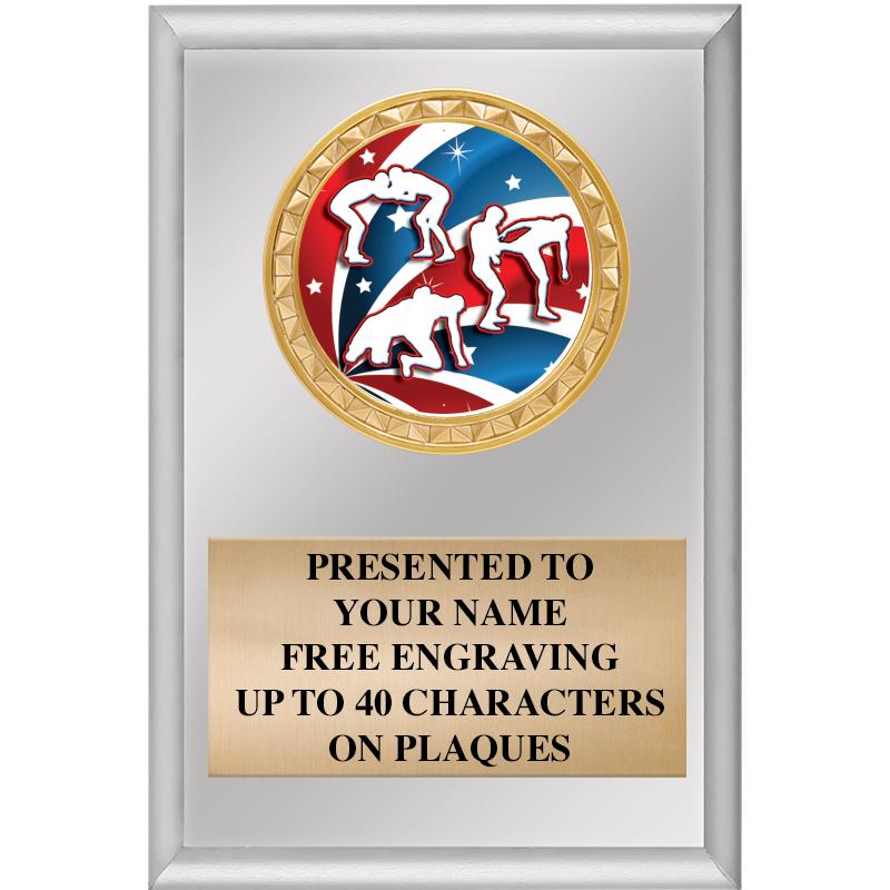 4" X 6" SILVER INSERT PLAQUE