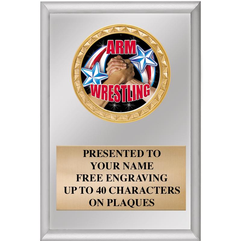 4" X 6" SILVER INSERT PLAQUE