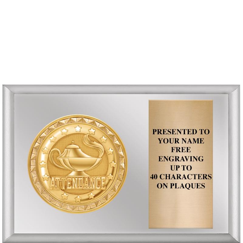 6" X 4" SILVER INSERT PLQ