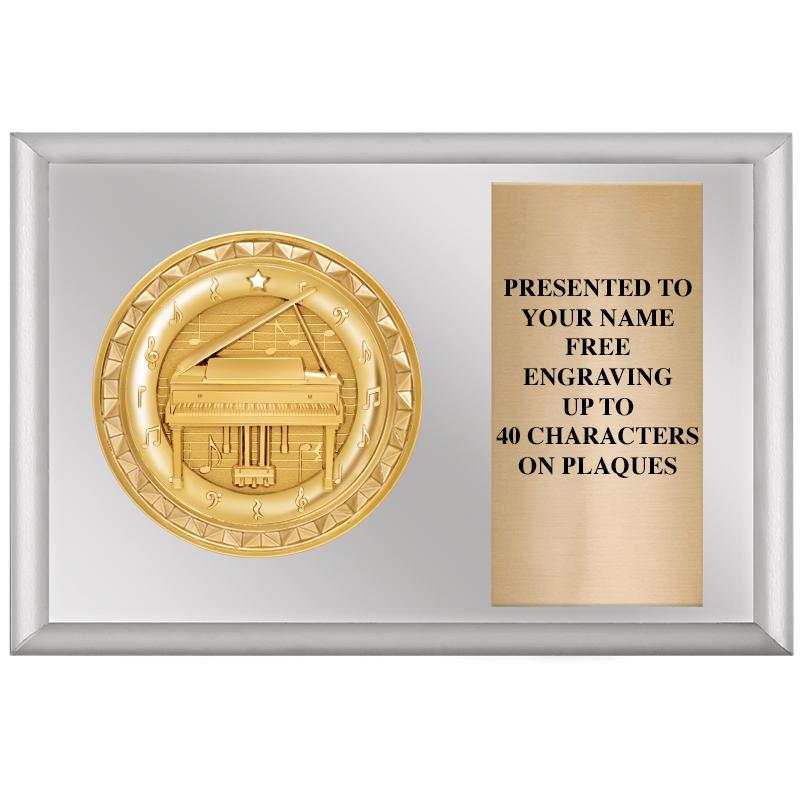 6" X 4" SILVER INSERT PLQ