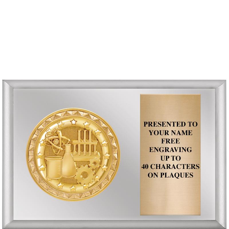 6" X 4" SILVER INSERT PLQ