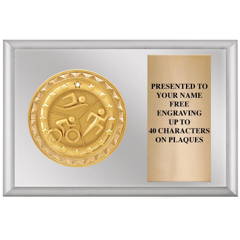 6" X 4" SILVER INSERT PLQ