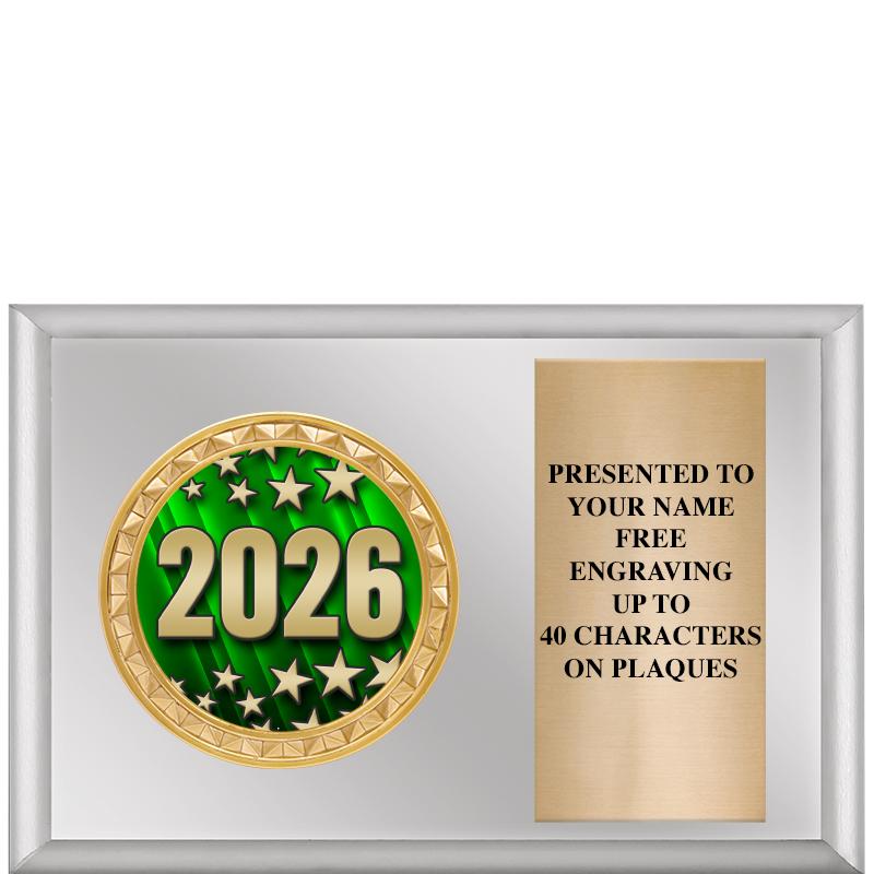 6" X 4" SILVER INSERT PLQ