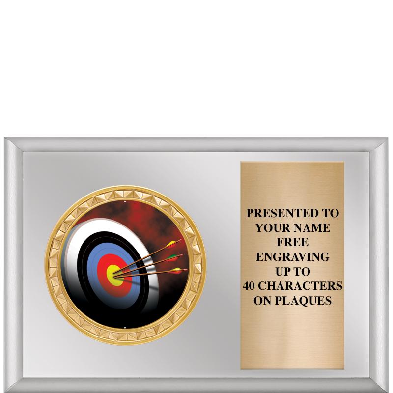 6" X 4" SILVER INSERT PLQ