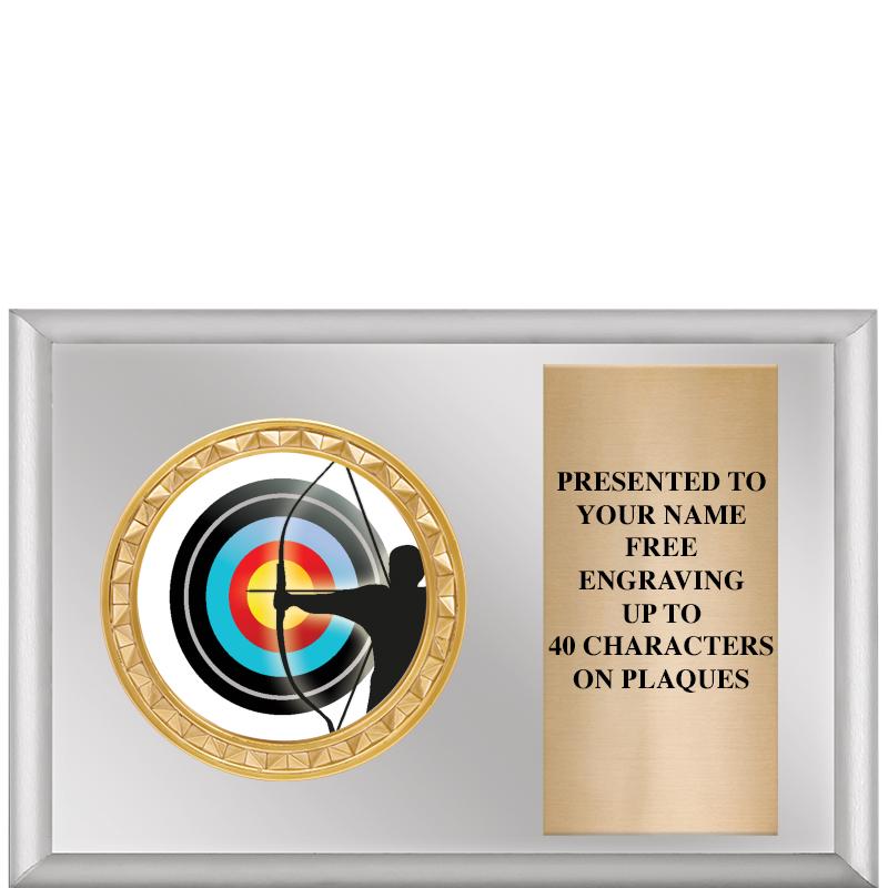 6" X 4" SILVER INSERT PLQ