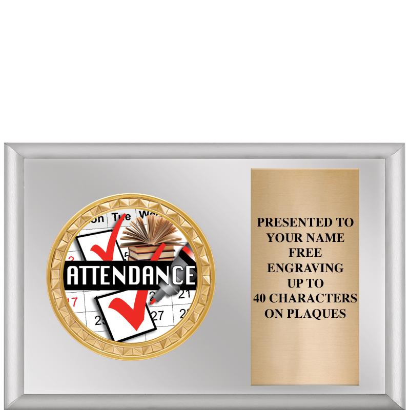 6" X 4" SILVER INSERT PLQ