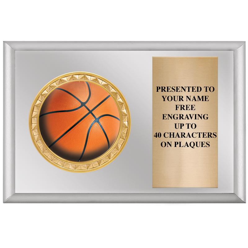 6" X 4" SILVER INSERT PLQ