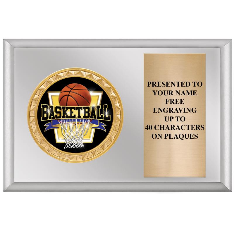 6" X 4" SILVER INSERT PLQ