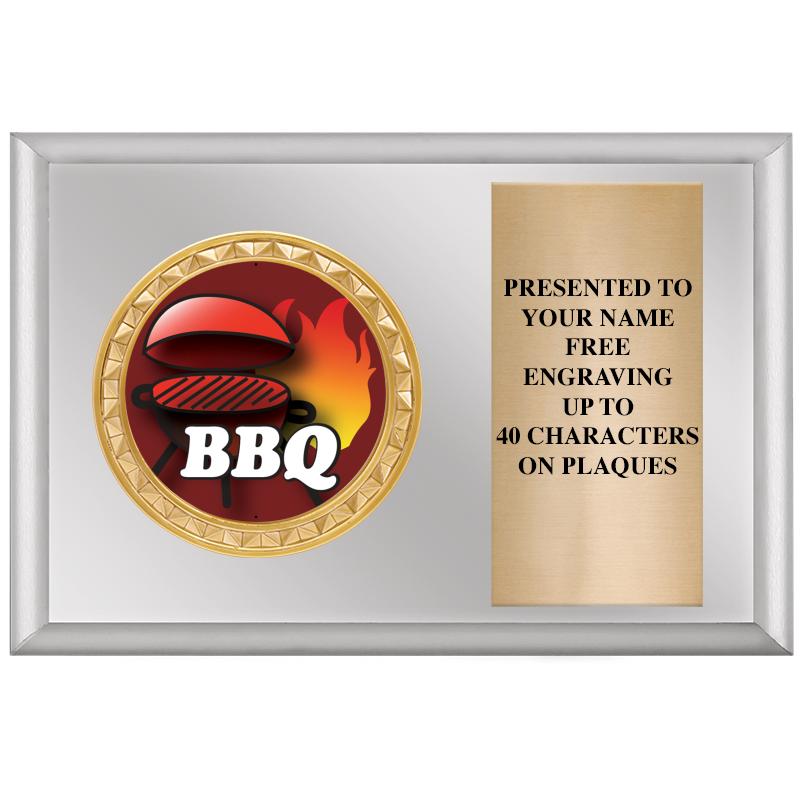 6" X 4" SILVER INSERT PLQ