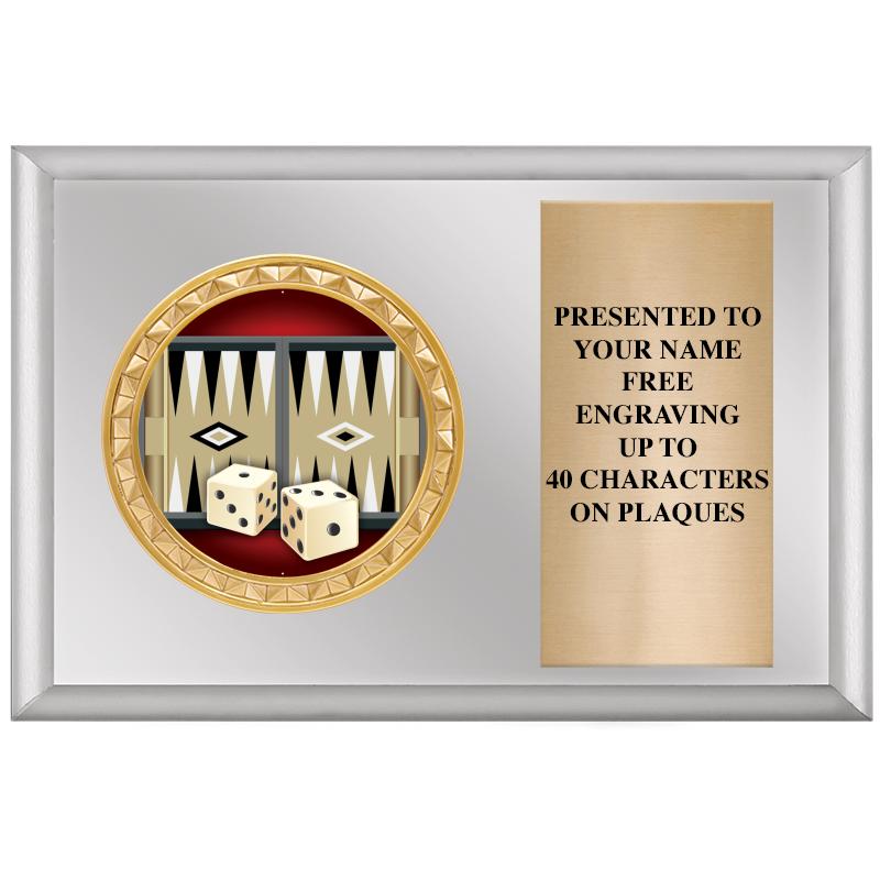 6" X 4" SILVER INSERT PLQ