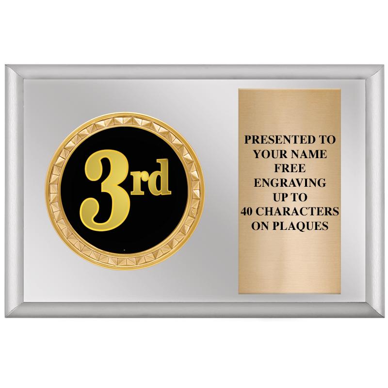 6" X 4" SILVER INSERT PLQ