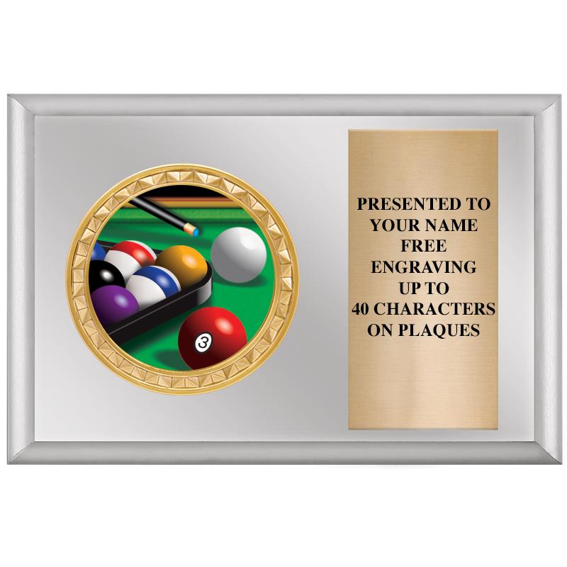 6" X 4" SILVER INSERT PLQ