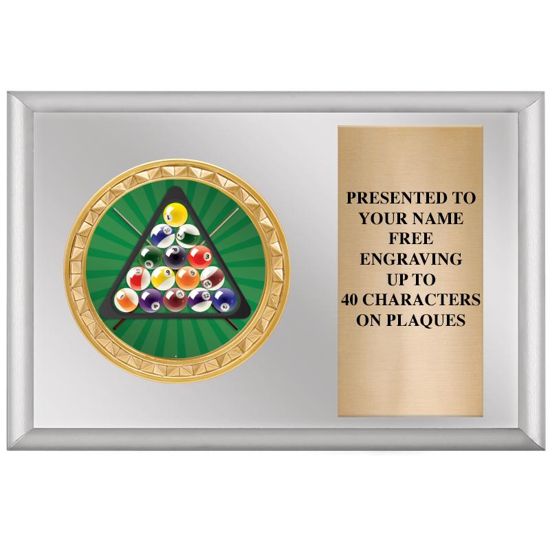 6" X 4" SILVER INSERT PLQ