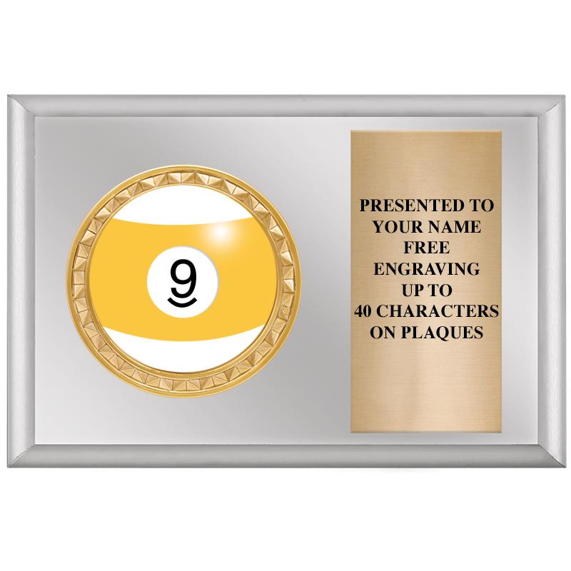 6" X 4" SILVER INSERT PLQ