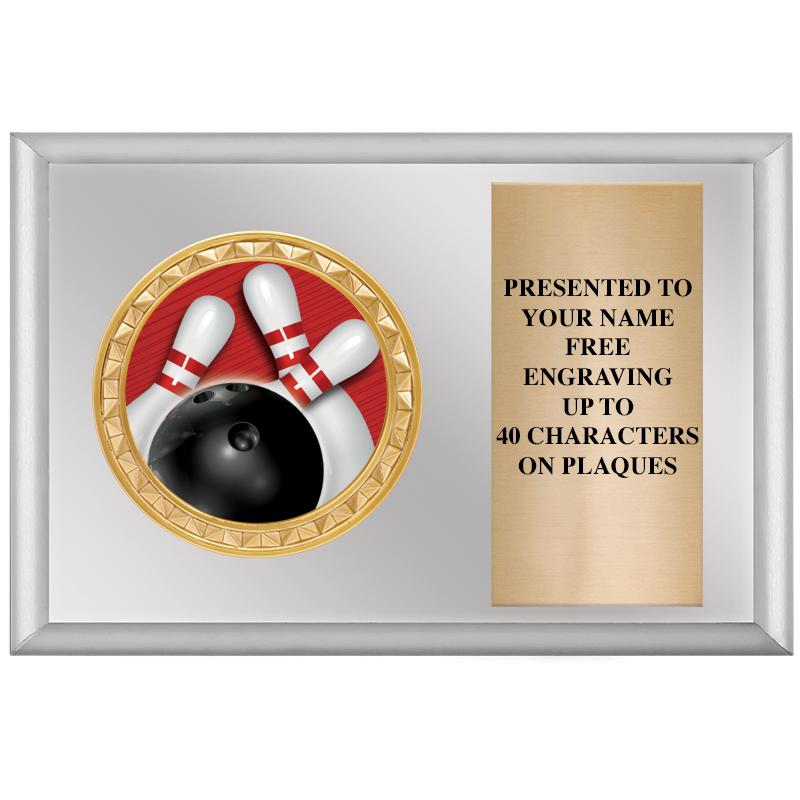 6" X 4" SILVER INSERT PLQ