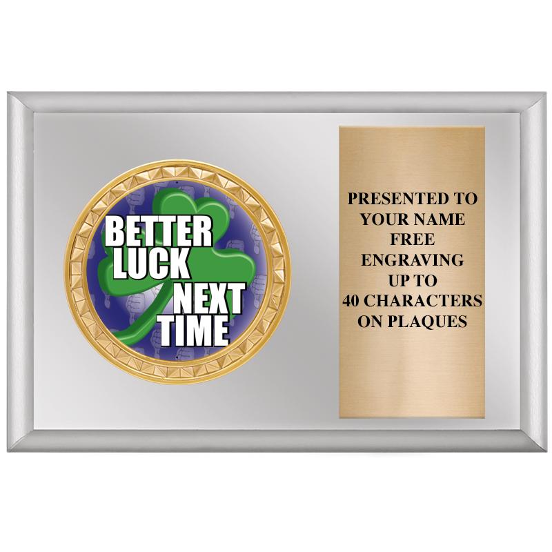 6" X 4" SILVER INSERT PLQ