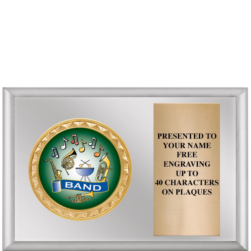 6" X 4" SILVER INSERT PLQ