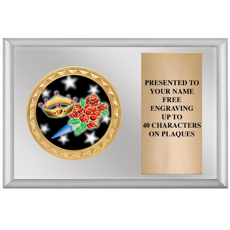 6" X 4" SILVER INSERT PLQ