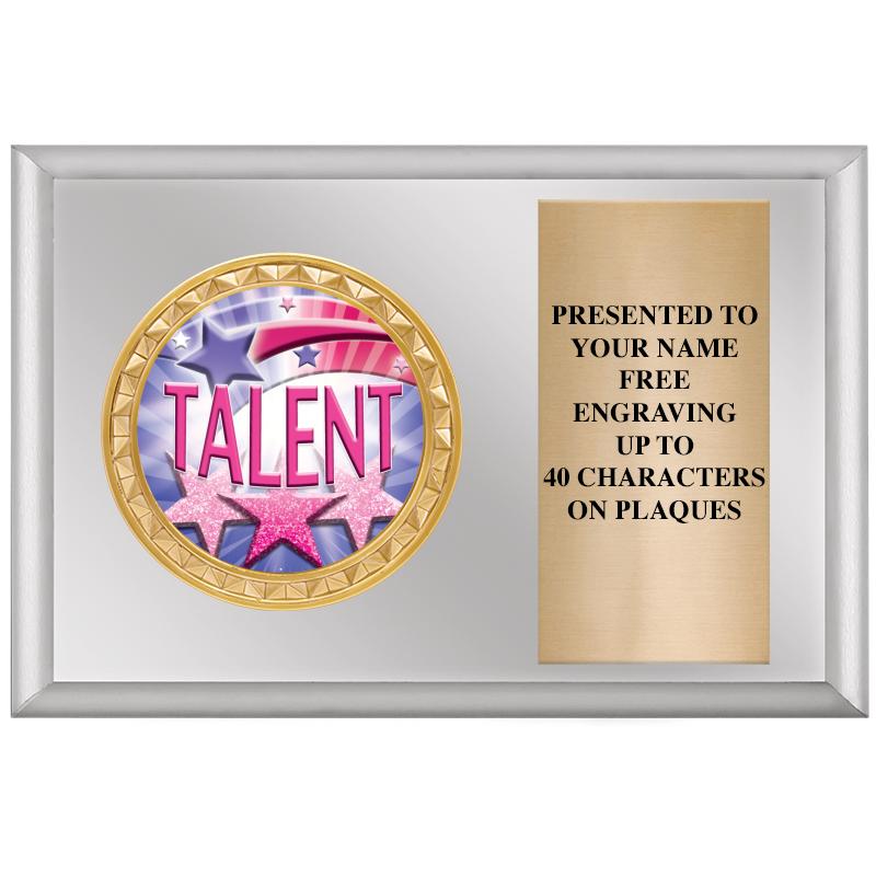 6" X 4" SILVER INSERT PLQ