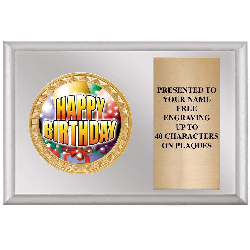 6" X 4" SILVER INSERT PLQ