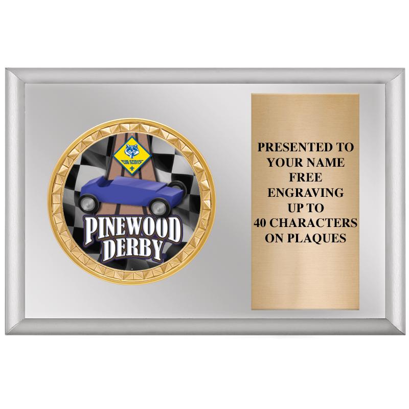 6" X 4" SILVER INSERT PLQ