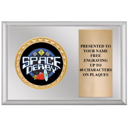 6" X 4" SILVER INSERT PLQ