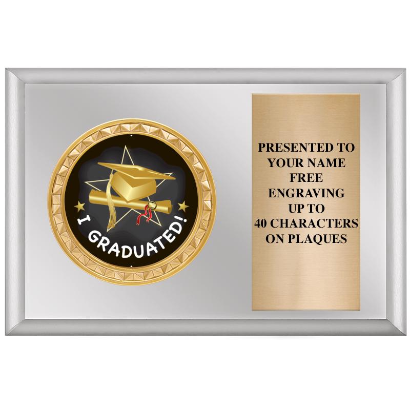 6" X 4" SILVER INSERT PLQ