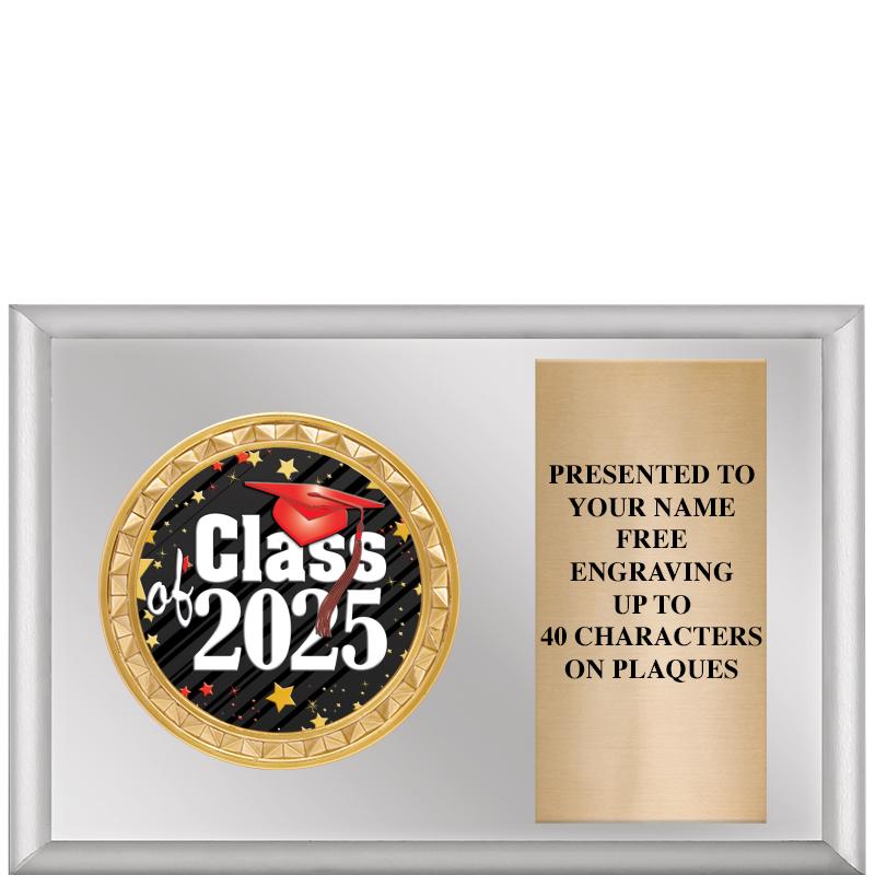 6" X 4" SILVER INSERT PLQ