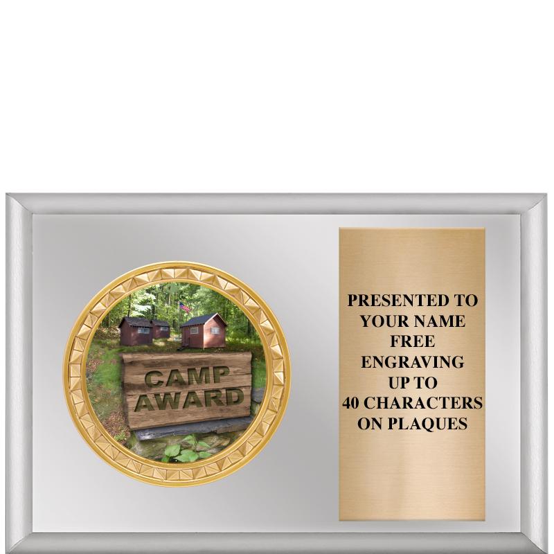 6" X 4" SILVER INSERT PLQ