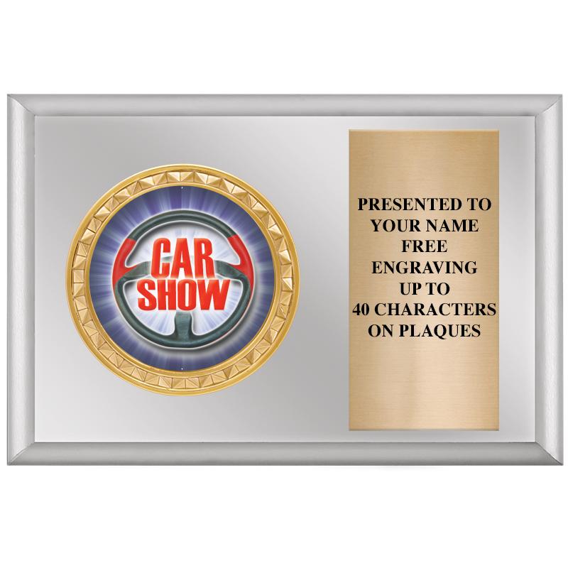 6" X 4" SILVER INSERT PLQ