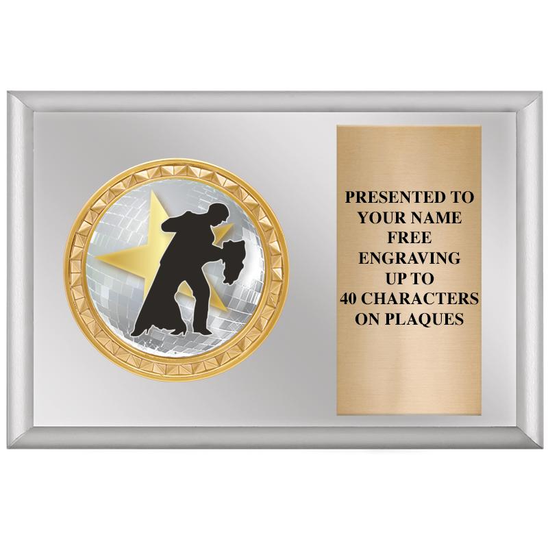 6" X 4" SILVER INSERT PLQ