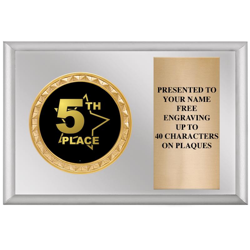 6" X 4" SILVER INSERT PLQ