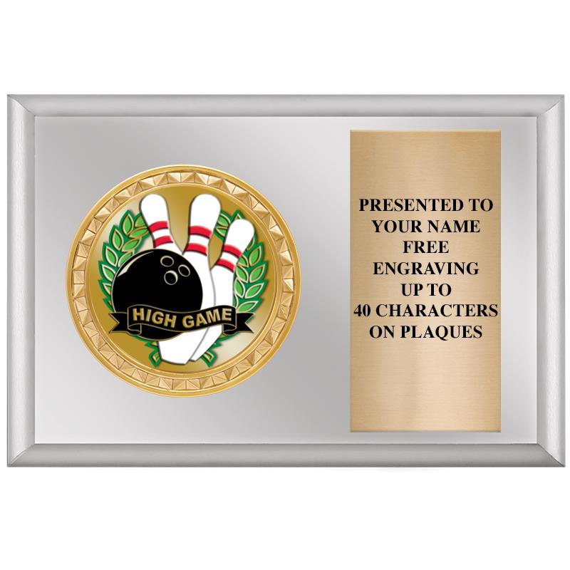 6" X 4" SILVER INSERT PLQ