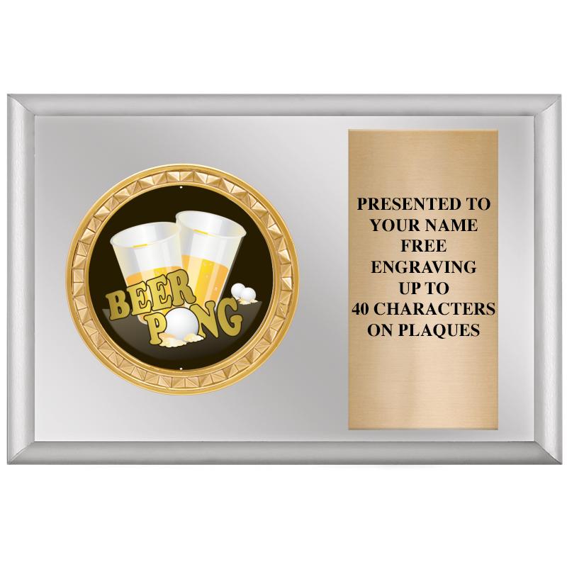 6" X 4" SILVER INSERT PLQ