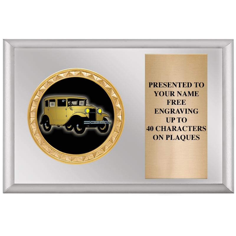 6" X 4" SILVER INSERT PLQ