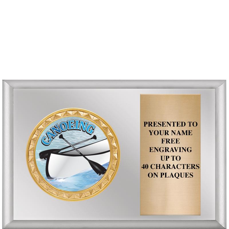 6" X 4" SILVER INSERT PLQ