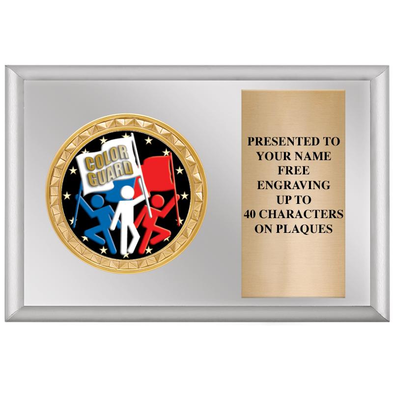 6" X 4" SILVER INSERT PLQ