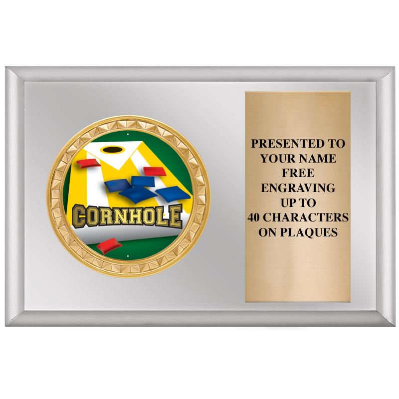 6" X 4" SILVER INSERT PLQ