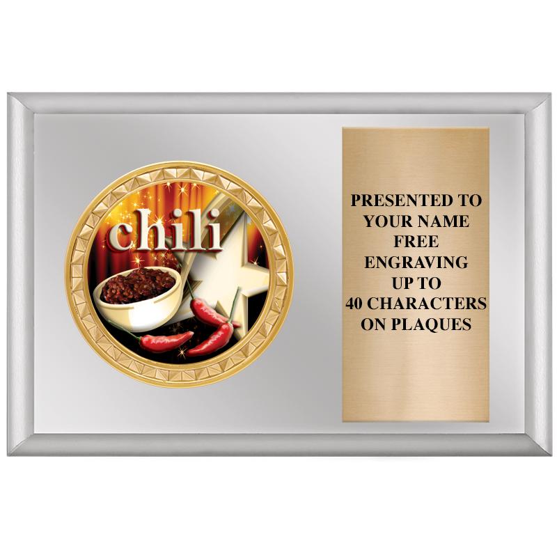 6" X 4" SILVER INSERT PLQ