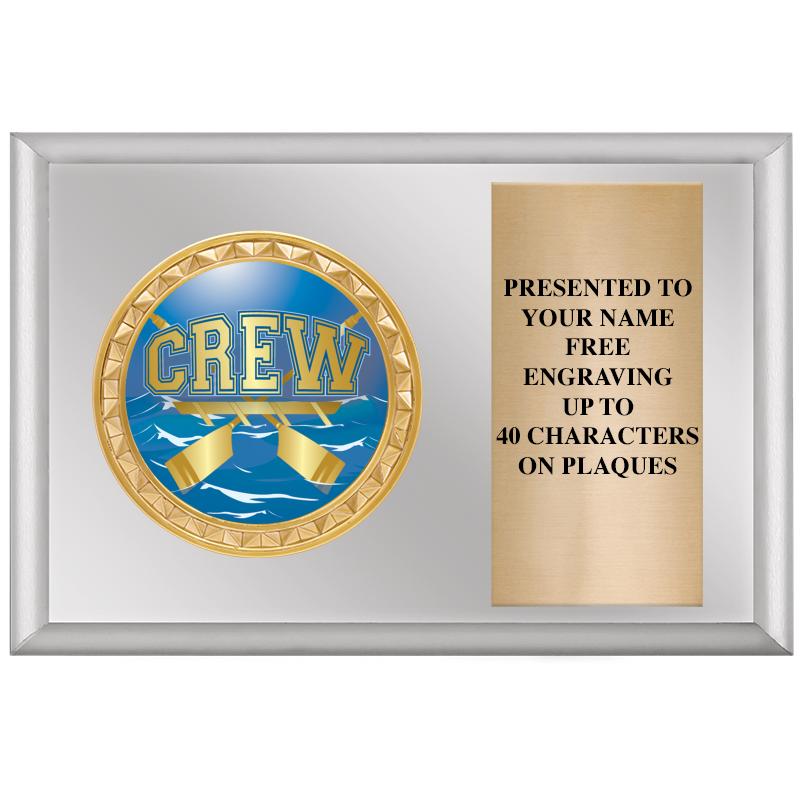 6" X 4" SILVER INSERT PLQ